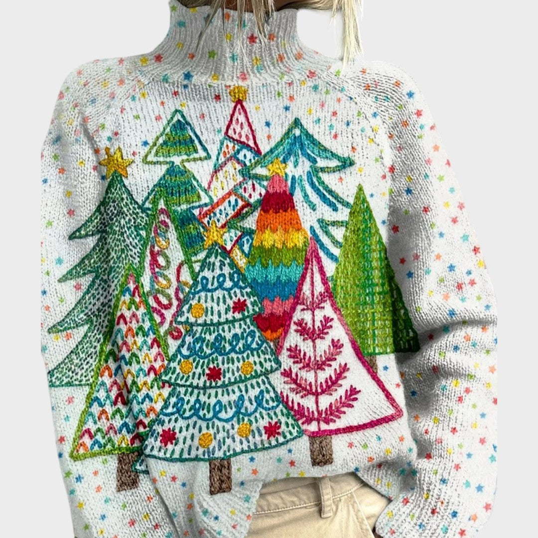 Sara - Artistic Knit Top