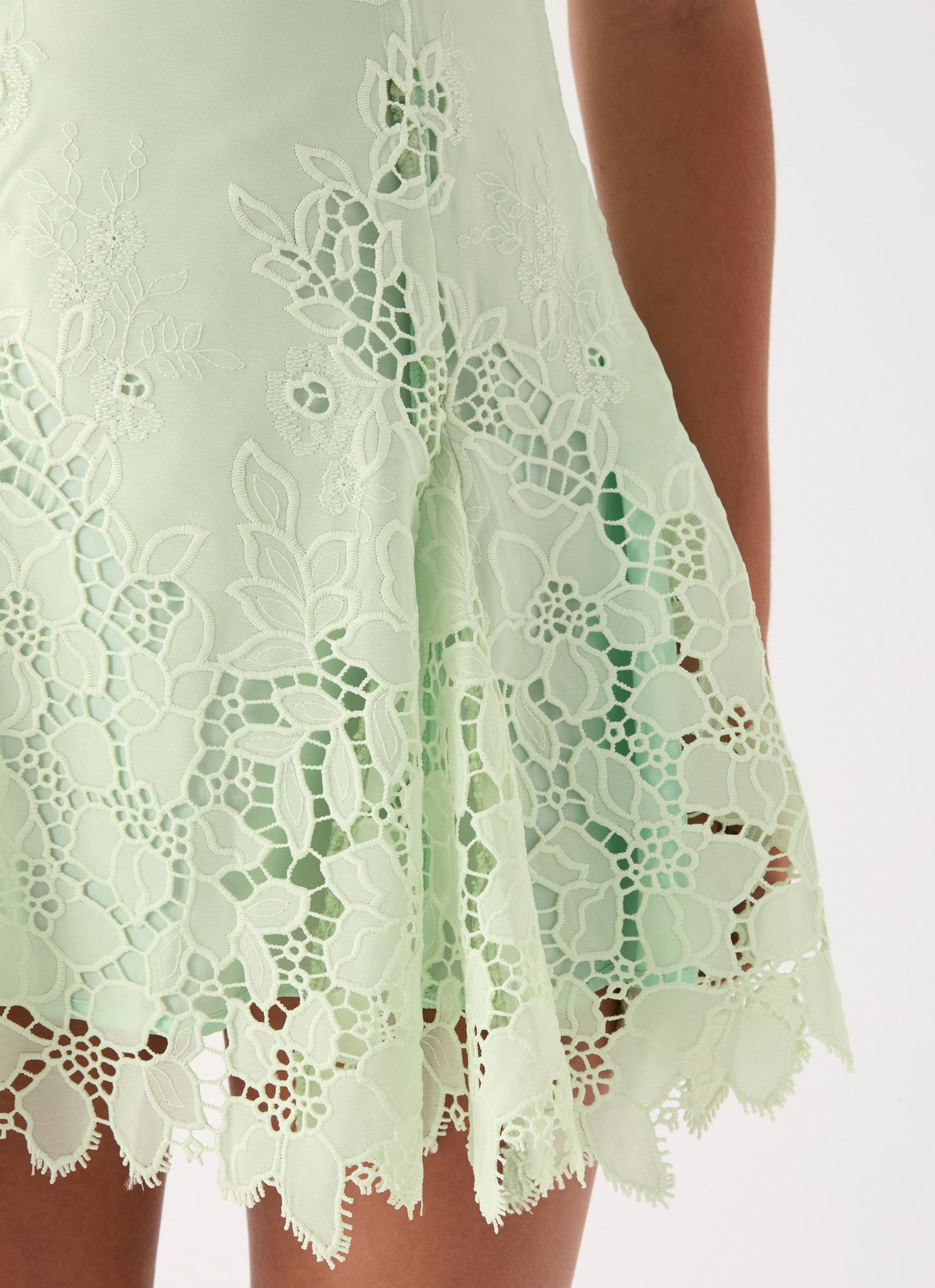 Vestido Mini Florine - Verde Pistache