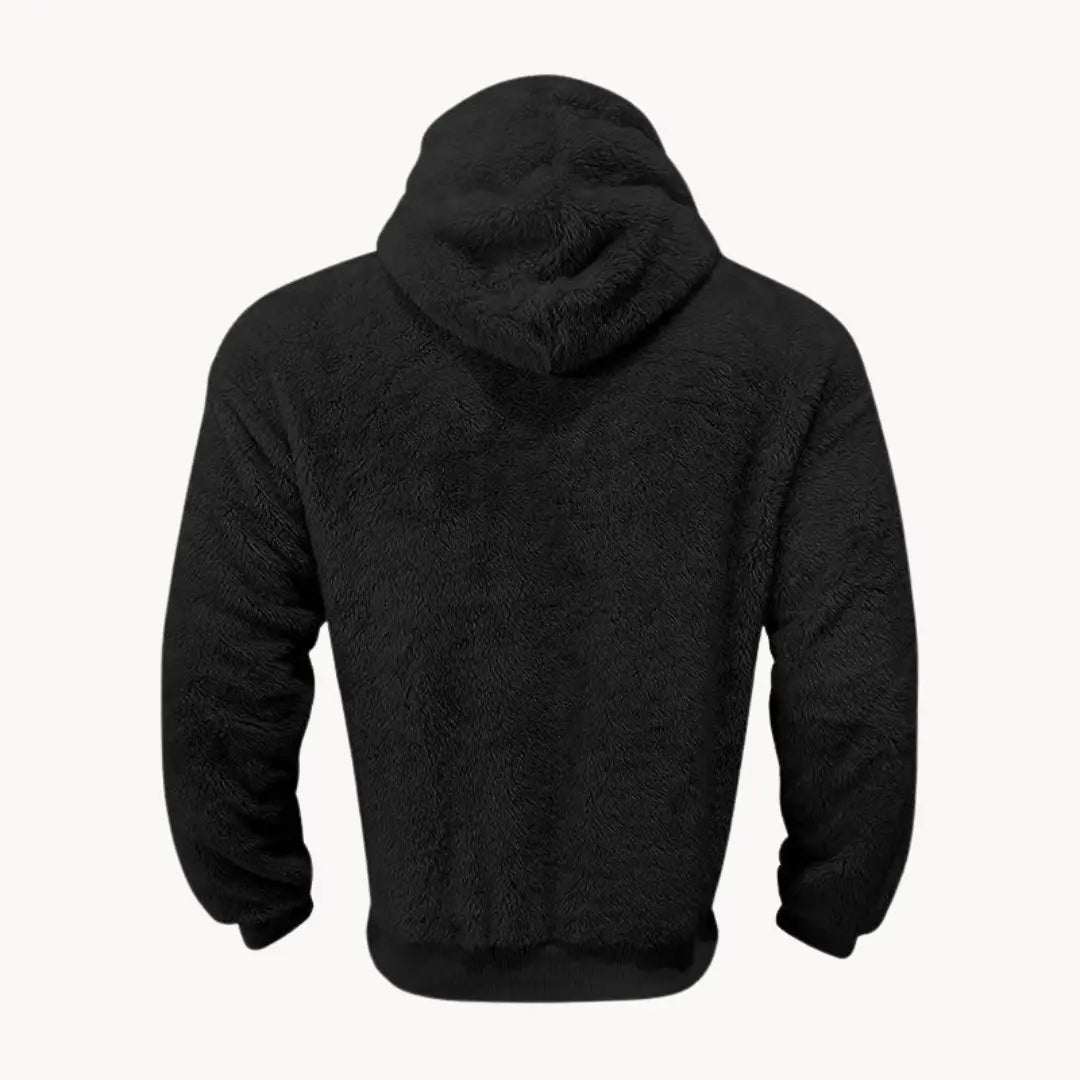 Sudadera con Capucha de Mezcla de Fleece