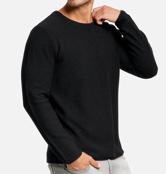 Maximiliano - Sudadera de Cuello Alto con Bolsillos Seguros