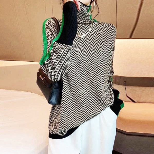 Leonor - Luxurious High Neck Sweater
