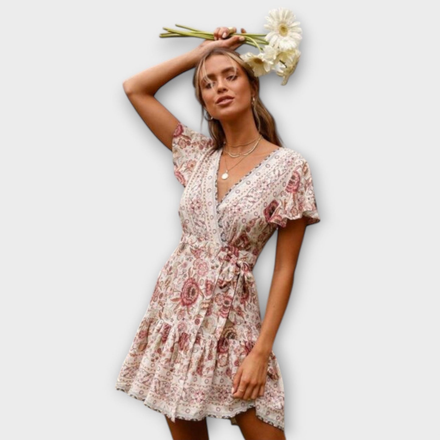 Amina - Vestido Curto Elegante
