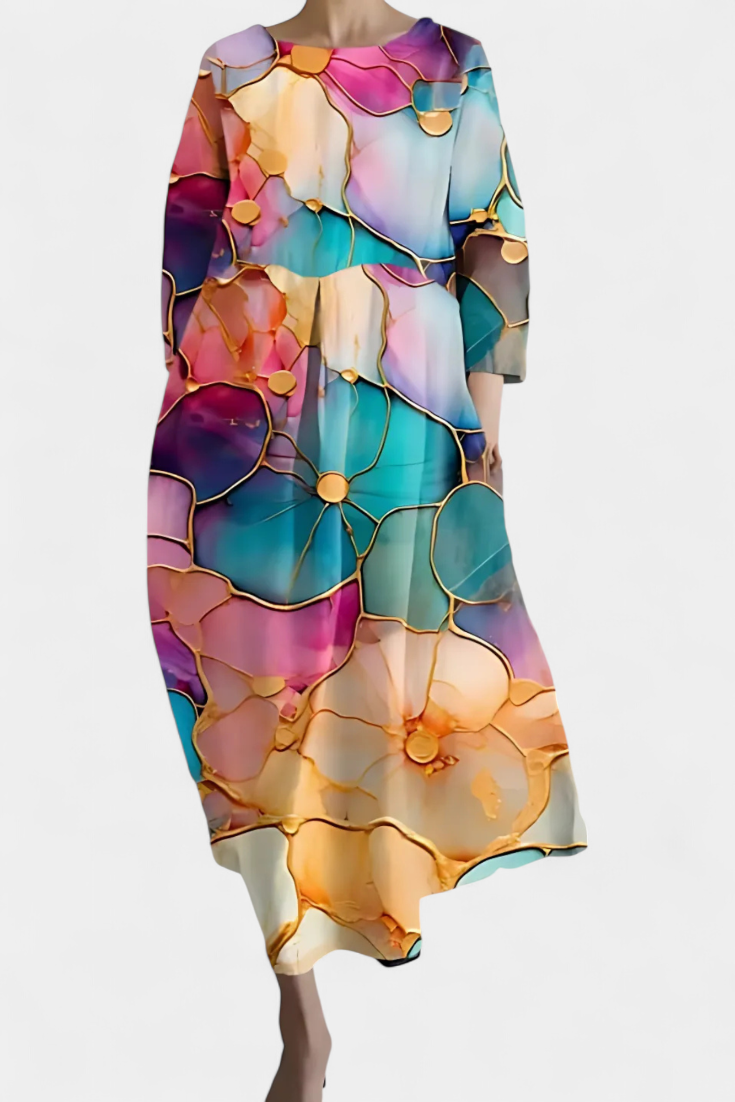 Ana - Vestido Leve com Estampa