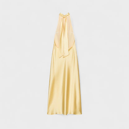 Gala - Satin Halter Dress