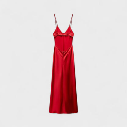Carmesim Dress - Minimalist Cut