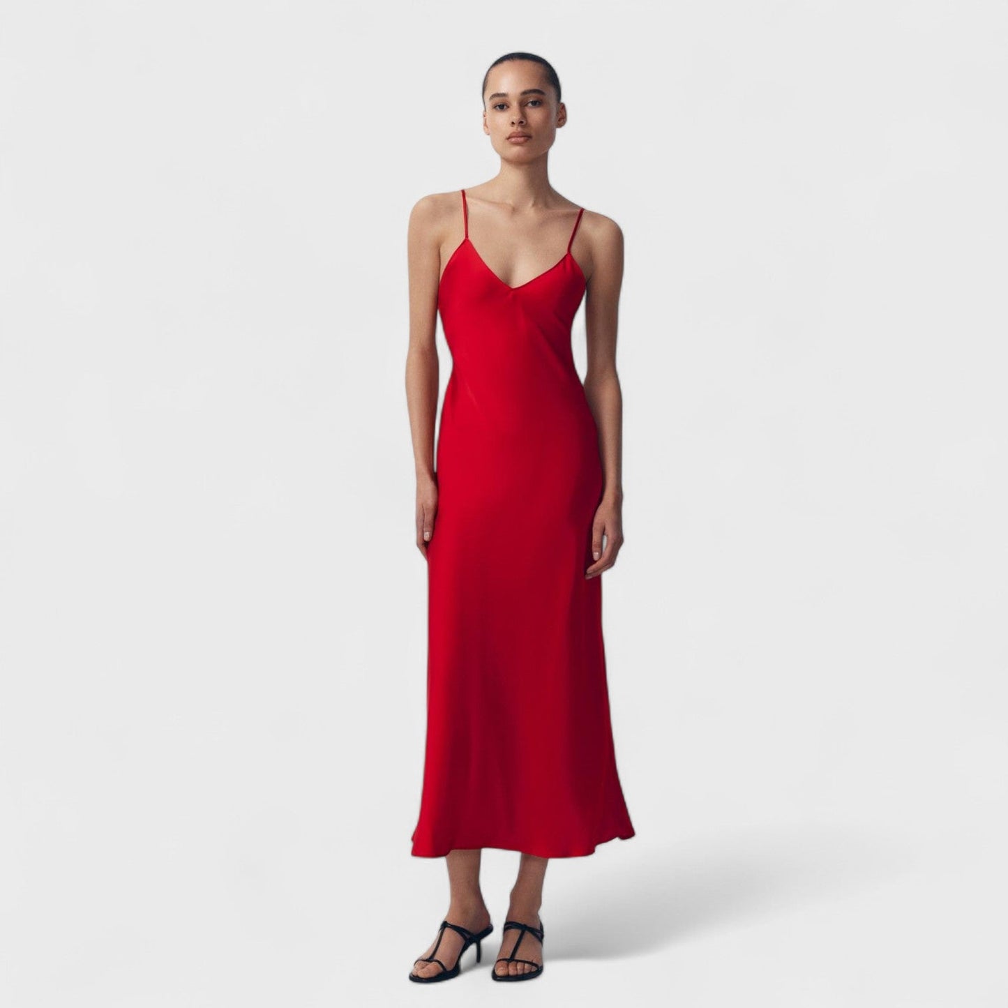 Carmesim Dress - Minimalist Cut