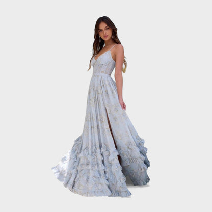 Florência - Vestido Longo Boêmio com Fenda