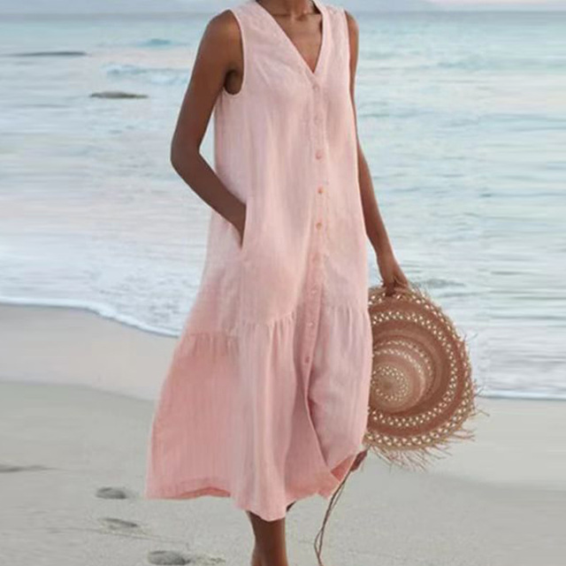 Celeste - Vestido Elegante com Decote em V