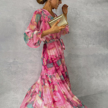 Luísa - Vestido Floral Envolvente
