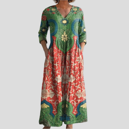 Vintessa - Vestido Romântico de Estilo Vintage