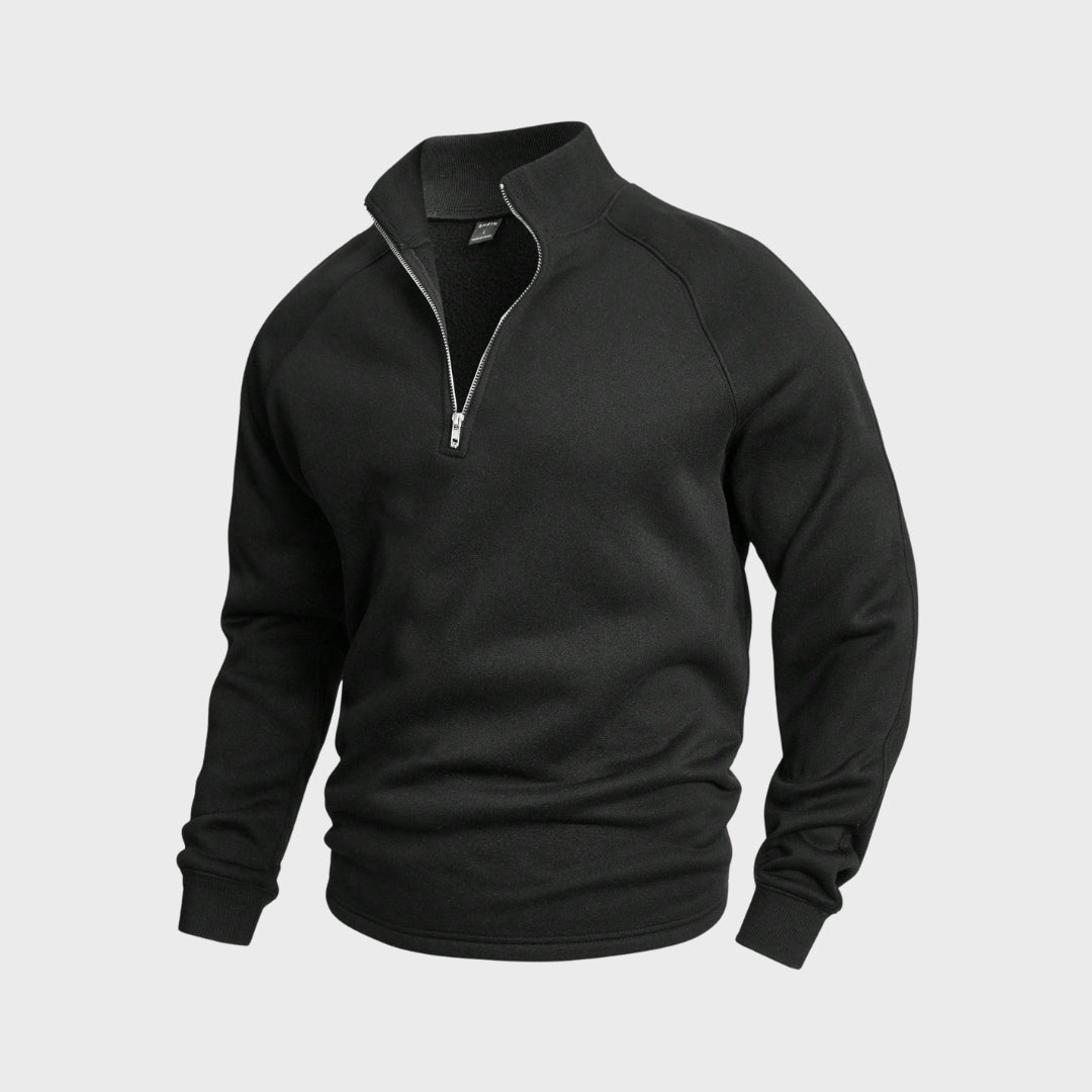 António - Pullover com zíper de meia altura