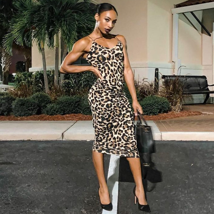 Leopardo - Vestido Ajustado Seductor