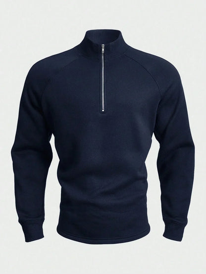 António - Pullover com zíper de meia altura