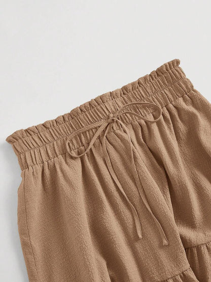 LEONOR. Saia Midi Evasê em Linho | Terracota | Estilo Boho Verão