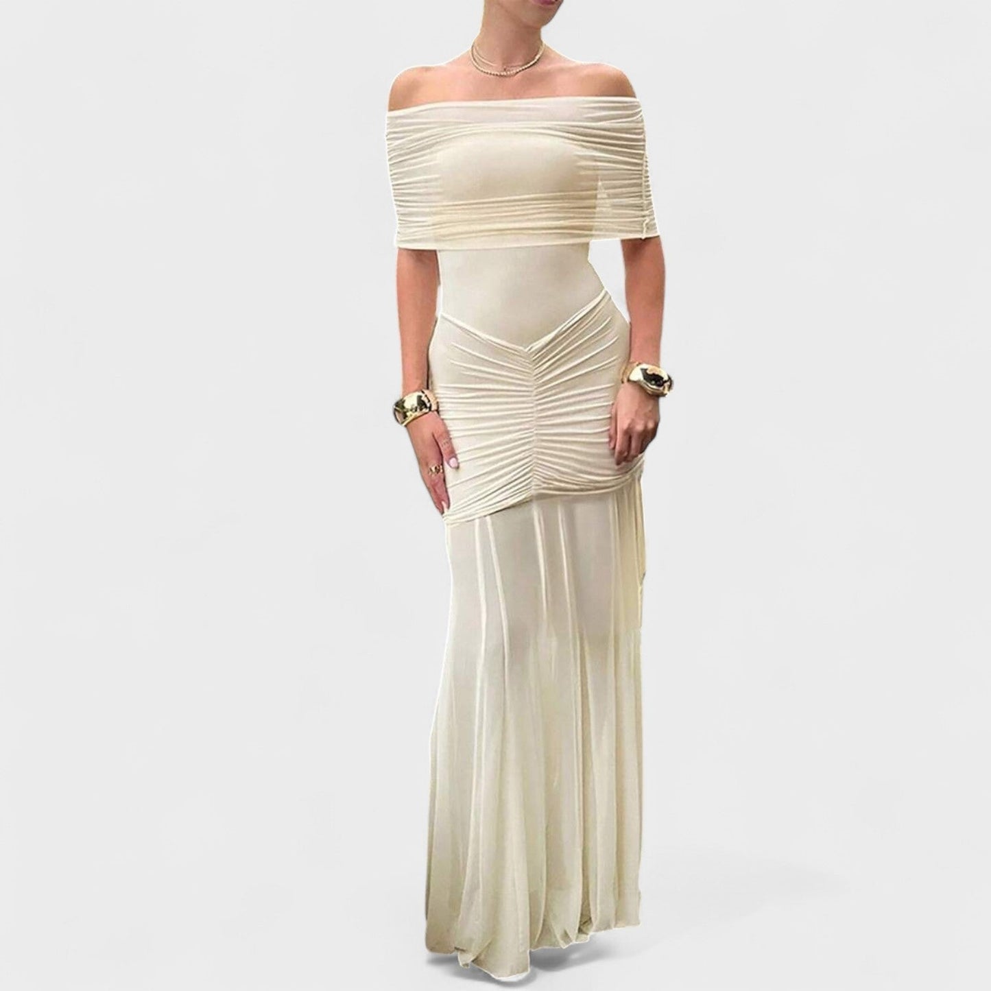 Vitória - Vestido Longo de Malha