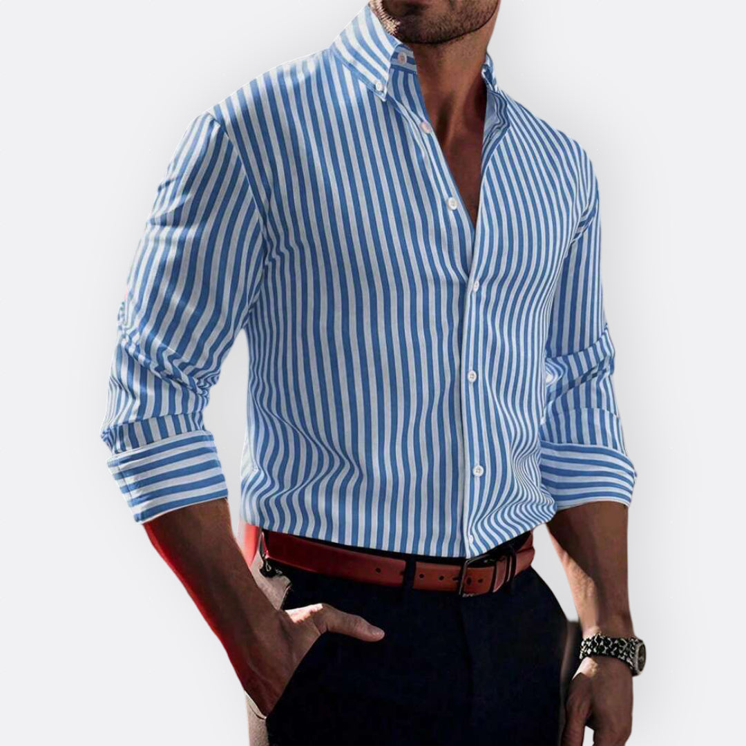 Artur - Camisa Clássica Listrada