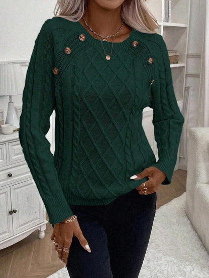Francisca - Malha com Botões Camisola