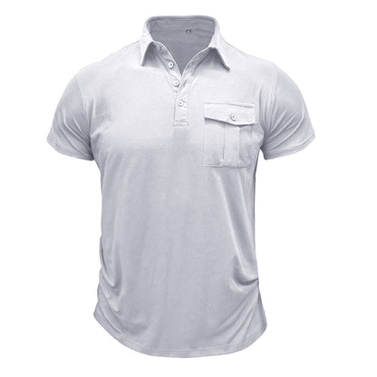 Camisa de algodón con bolsillos prácticos