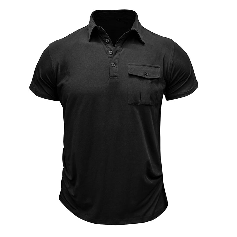 Camiseta de Algodão com Bolsos