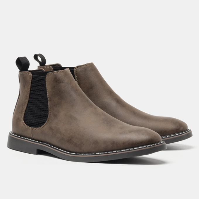 Dinis - Botins Chelsea de Couro