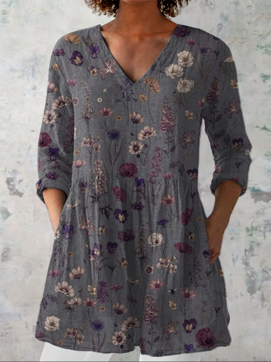 Audrey | Camisa de Manga Longa com Decote em V