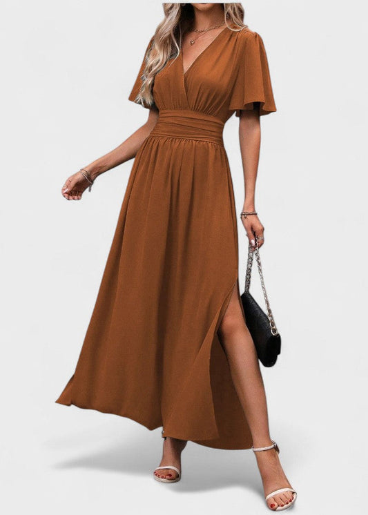 Eterna - Elegante Vestido Maxi Preto