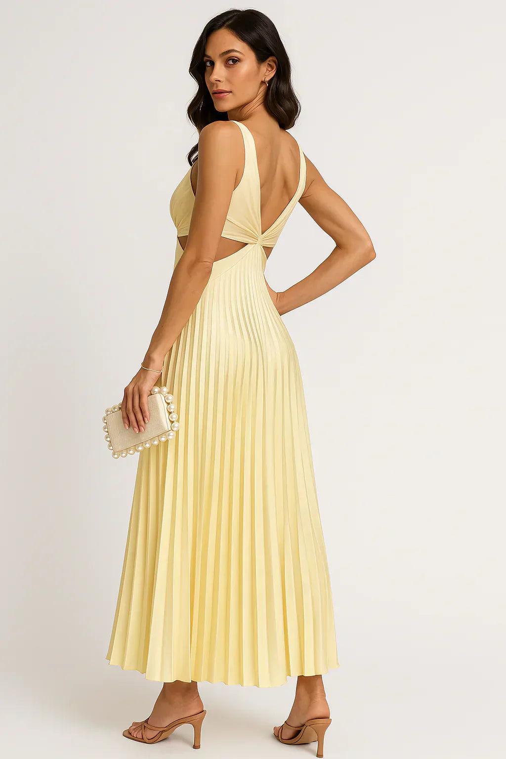 Camila - Midi Dress Without Sleeves