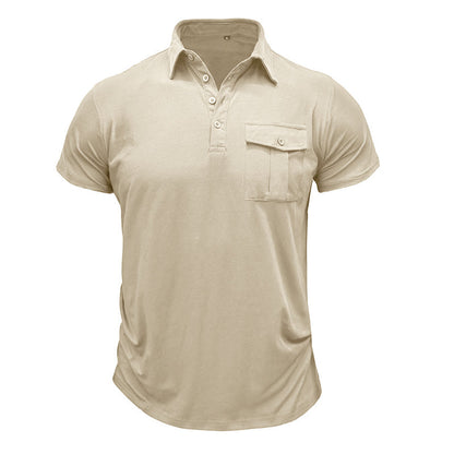 Camiseta de Algodão com Bolsos