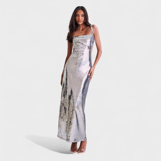 Sparkle Silver - Evening Gala Dress