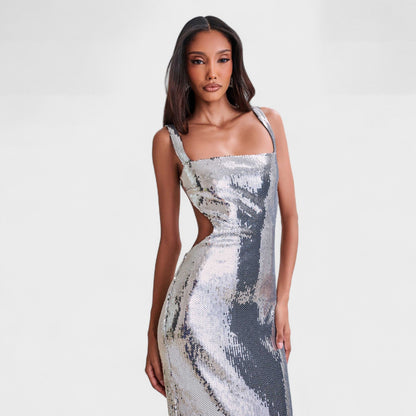 Sparkle Silver - Evening Gala Dress
