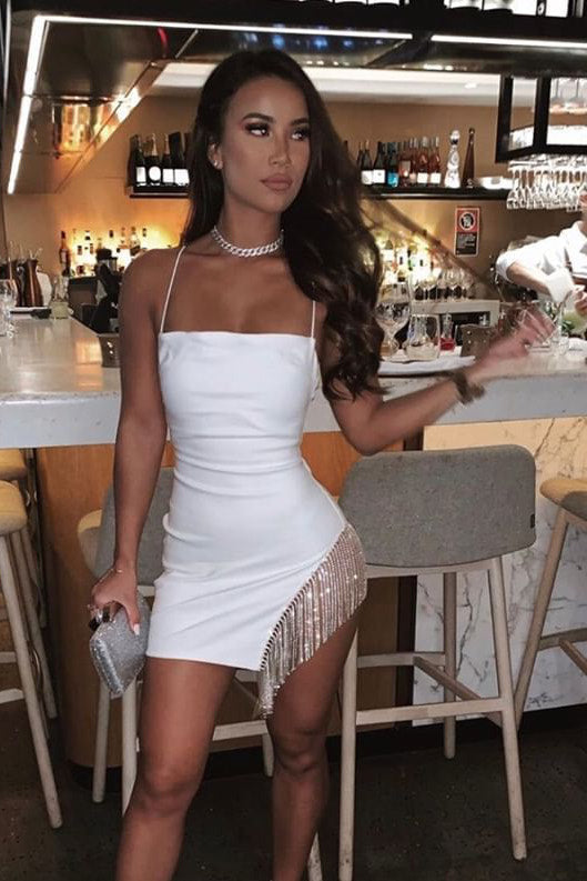 Nicole - Mini White Dress
