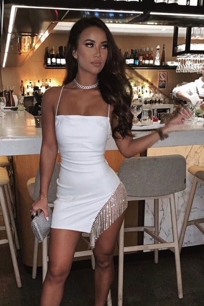 Nicole - Mini White Dress