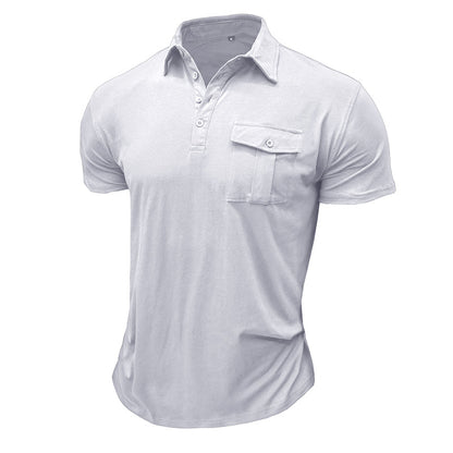 Camiseta de Algodão com Bolsos