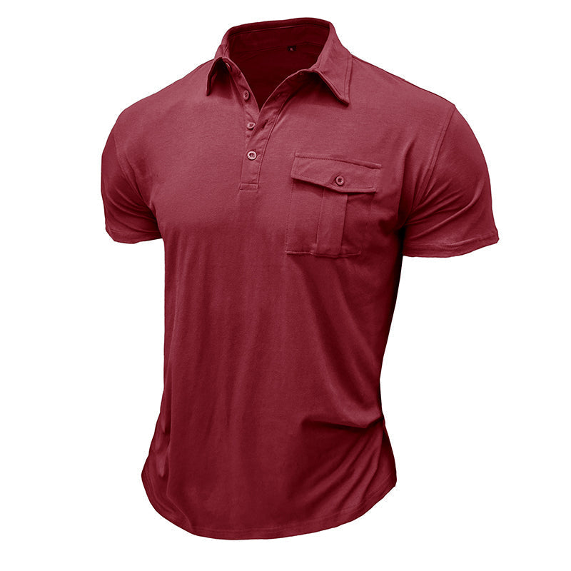 Camisa de algodón con bolsillos prácticos