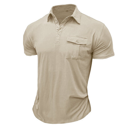 Camiseta de Algodão com Bolsos