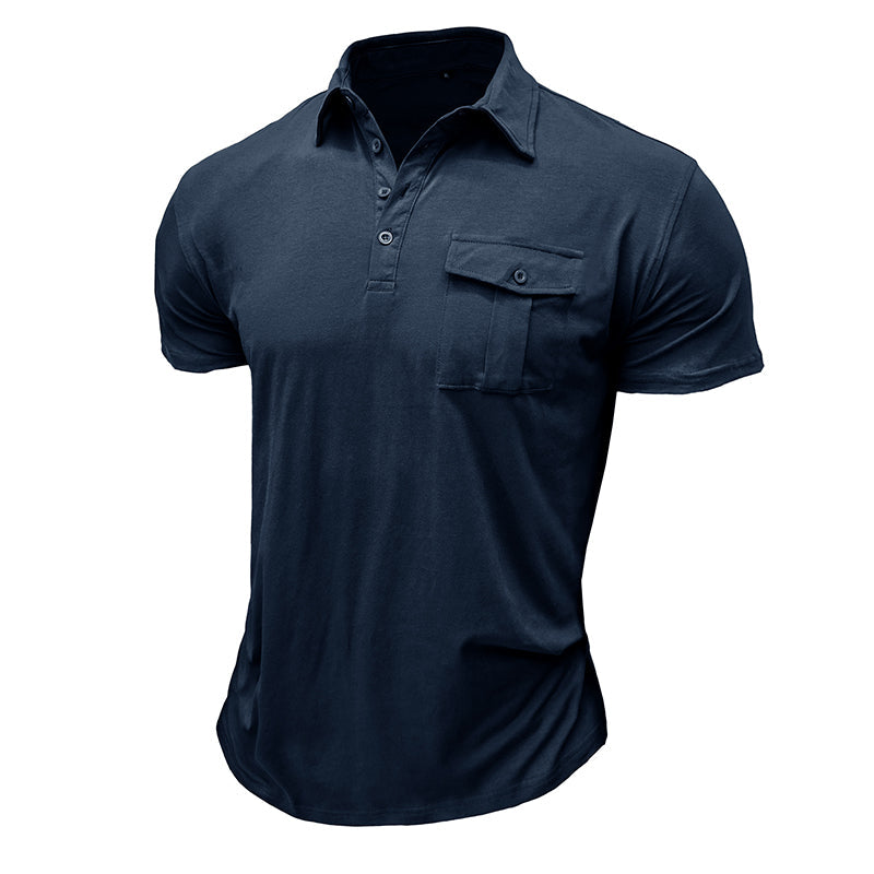 Camiseta de algodón con bolsillos
