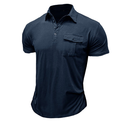 Camisa de algodón con bolsillos prácticos