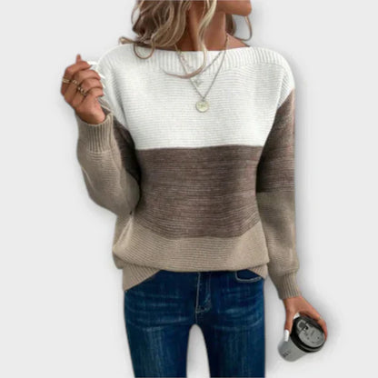 Clara - Tri-Color Sweater