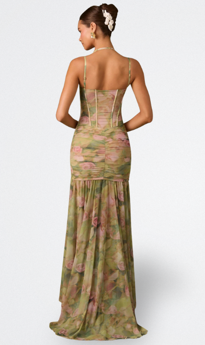 Isamara - Vestido Longo com Corpete