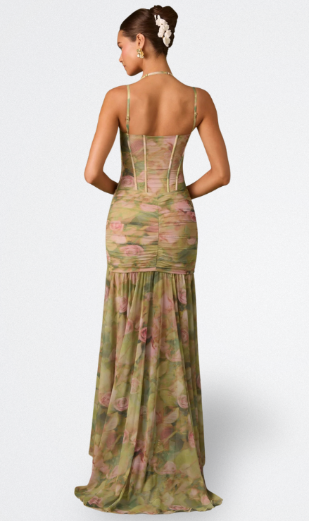 Isamara - Vestido Longo com Corpete