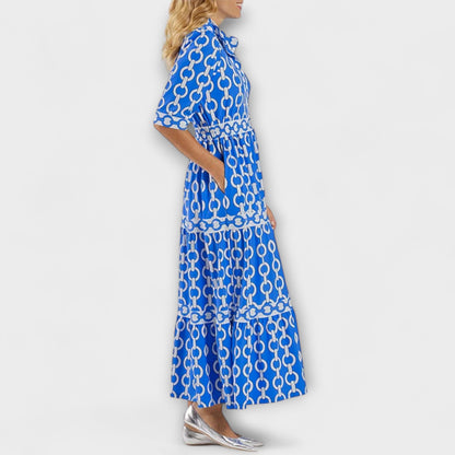 Sofia - Midi Dress with Chains