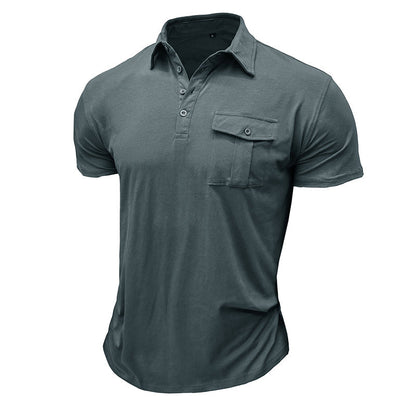 Camiseta de Algodão com Bolsos