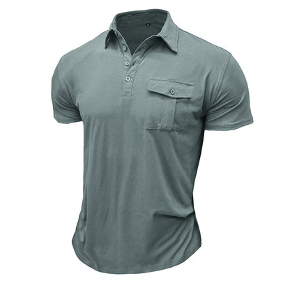 Camiseta de algodón con bolsillos
