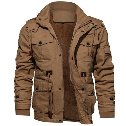 Vasco - Modern Coat with Multiple Pockets