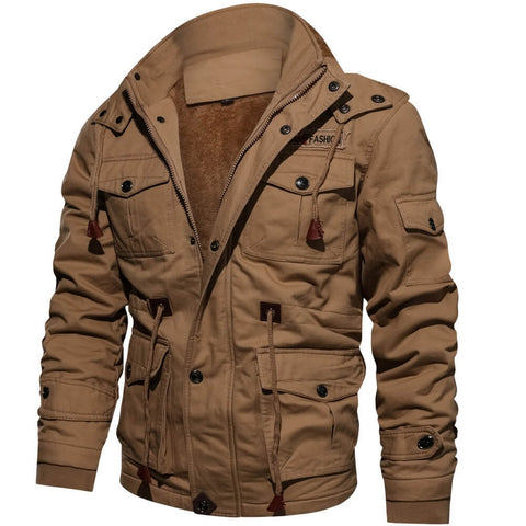 Vasco - Modern Coat with Multiple Pockets