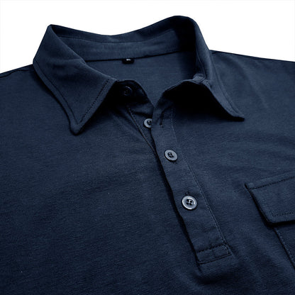 Camiseta de Algodão com Bolsos