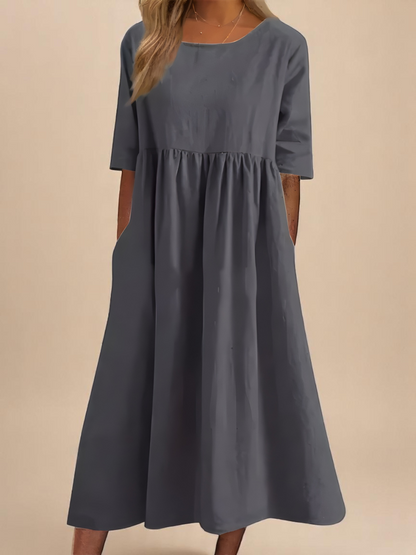 Minea - Vestido de Algodão Leve e Arejado