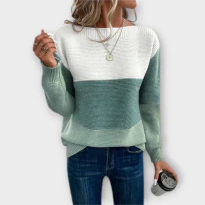 Clara - Tri-Color Sweater