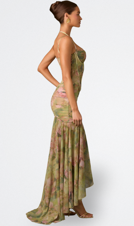 Isamara - Vestido Longo com Corpete