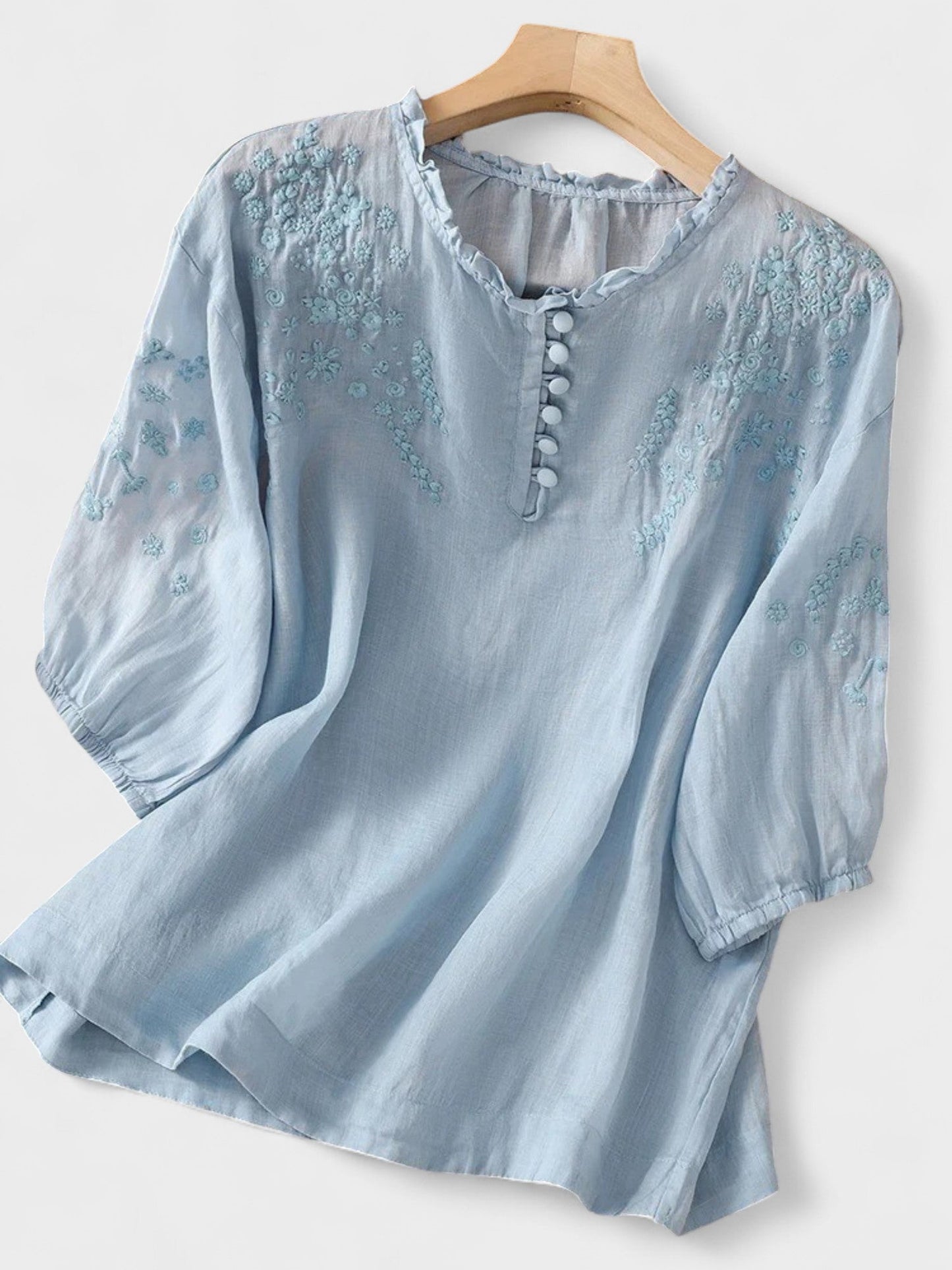Cassiana - Camisa de Algodão e Linho